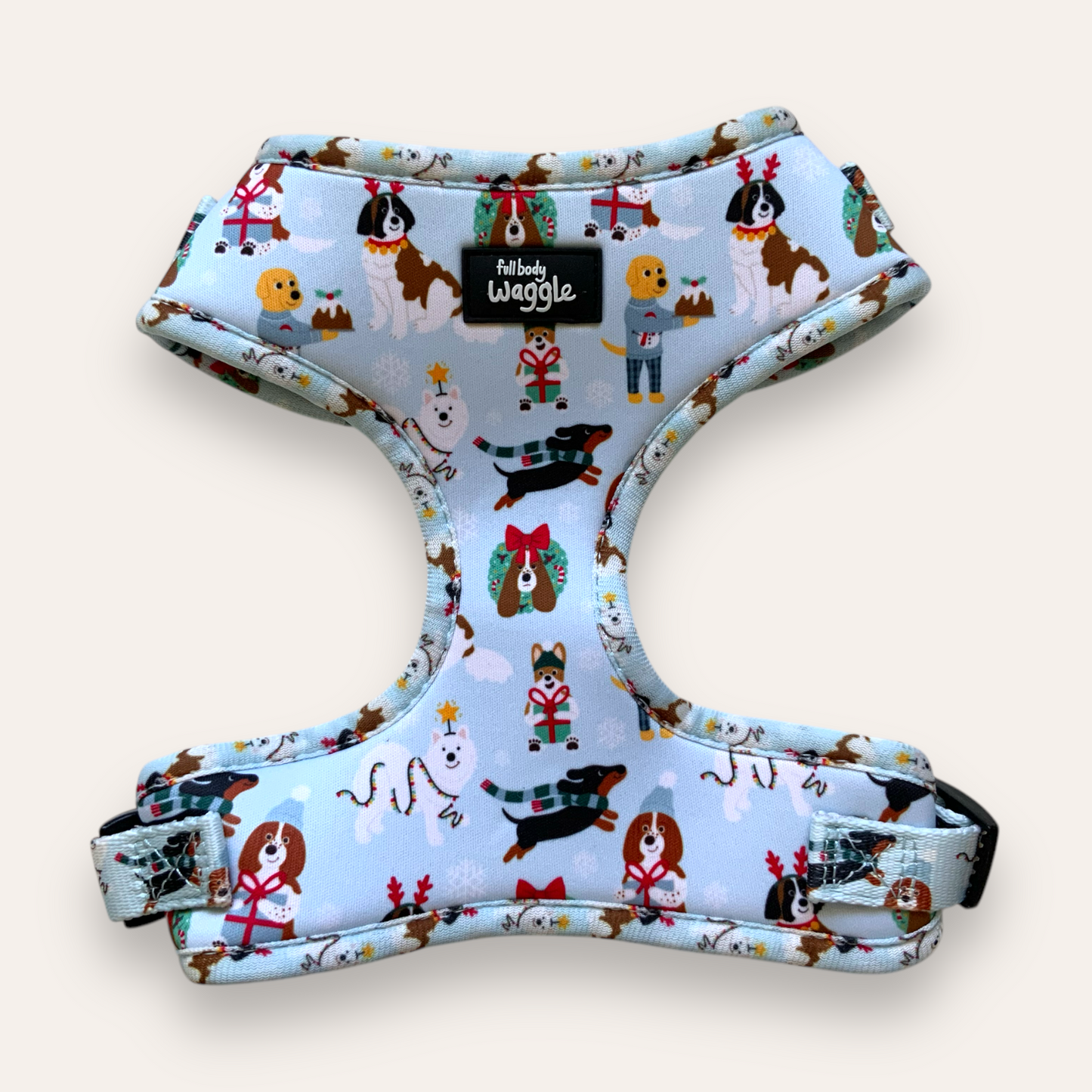 Christmas Pups - adjustable harness