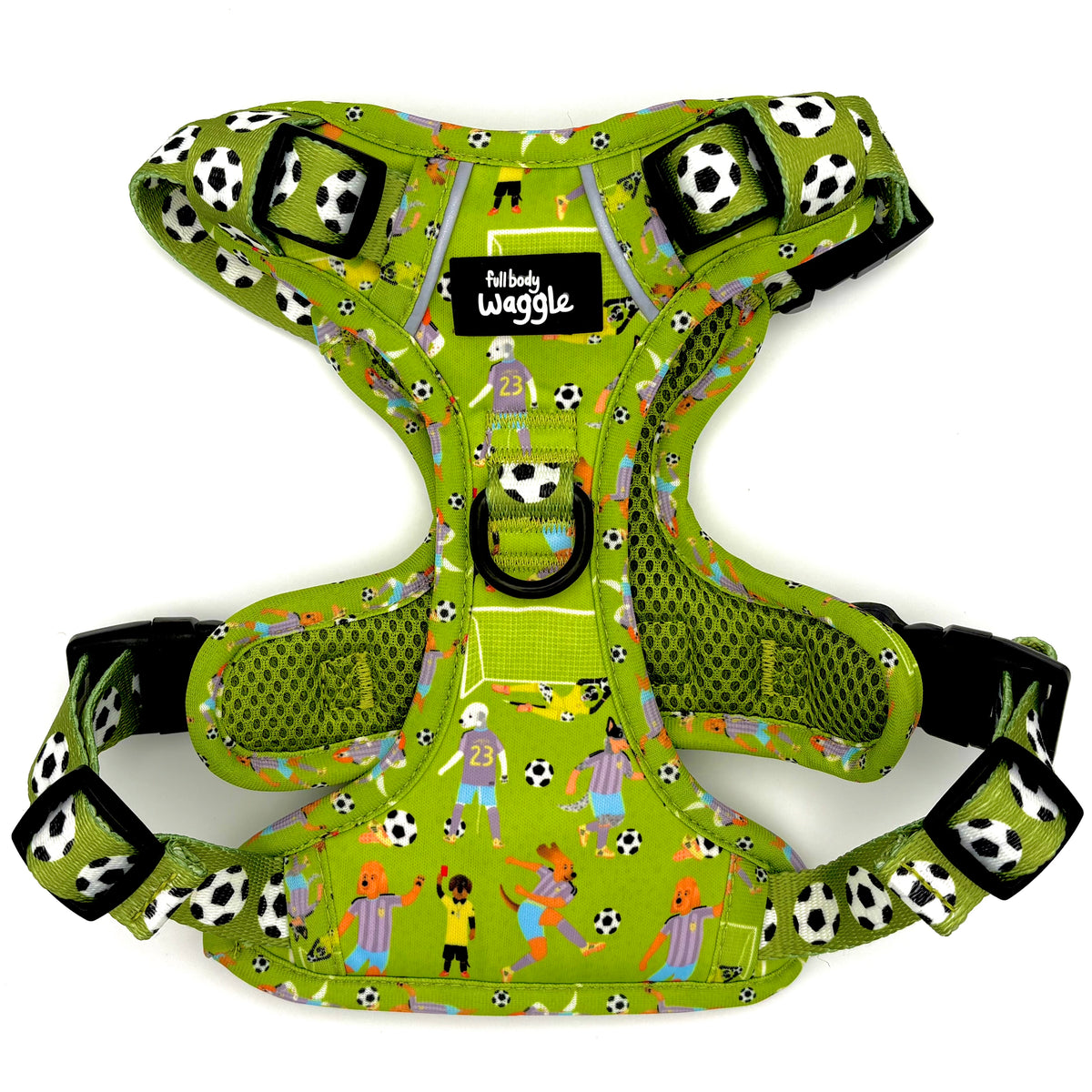 Football Pups - Adjustable tough style harness and lead
