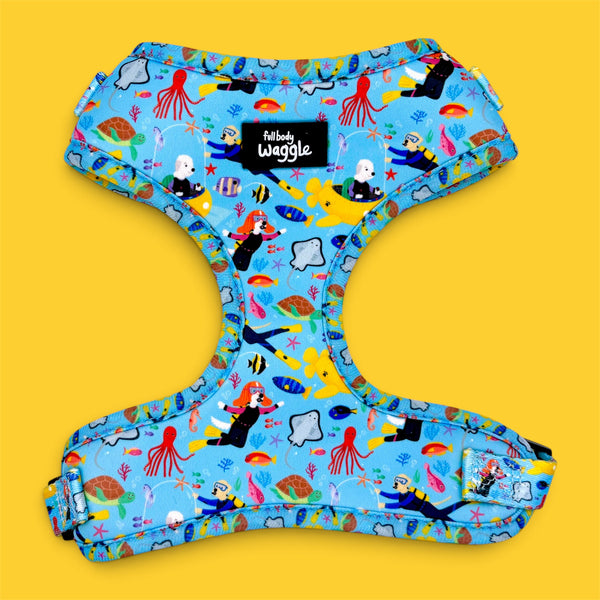 Dogs under the sea - adjustable harness