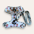 Christmas Pups - Adjustable harness and lead