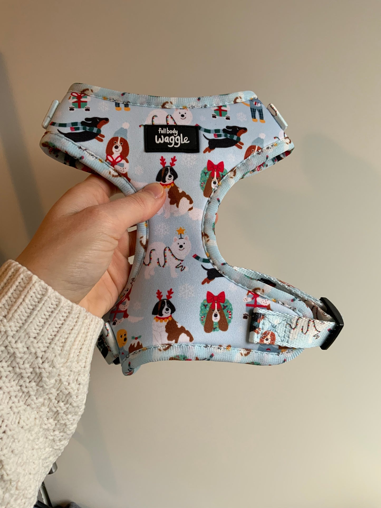 Christmas Pups - Adjustable harness and lead