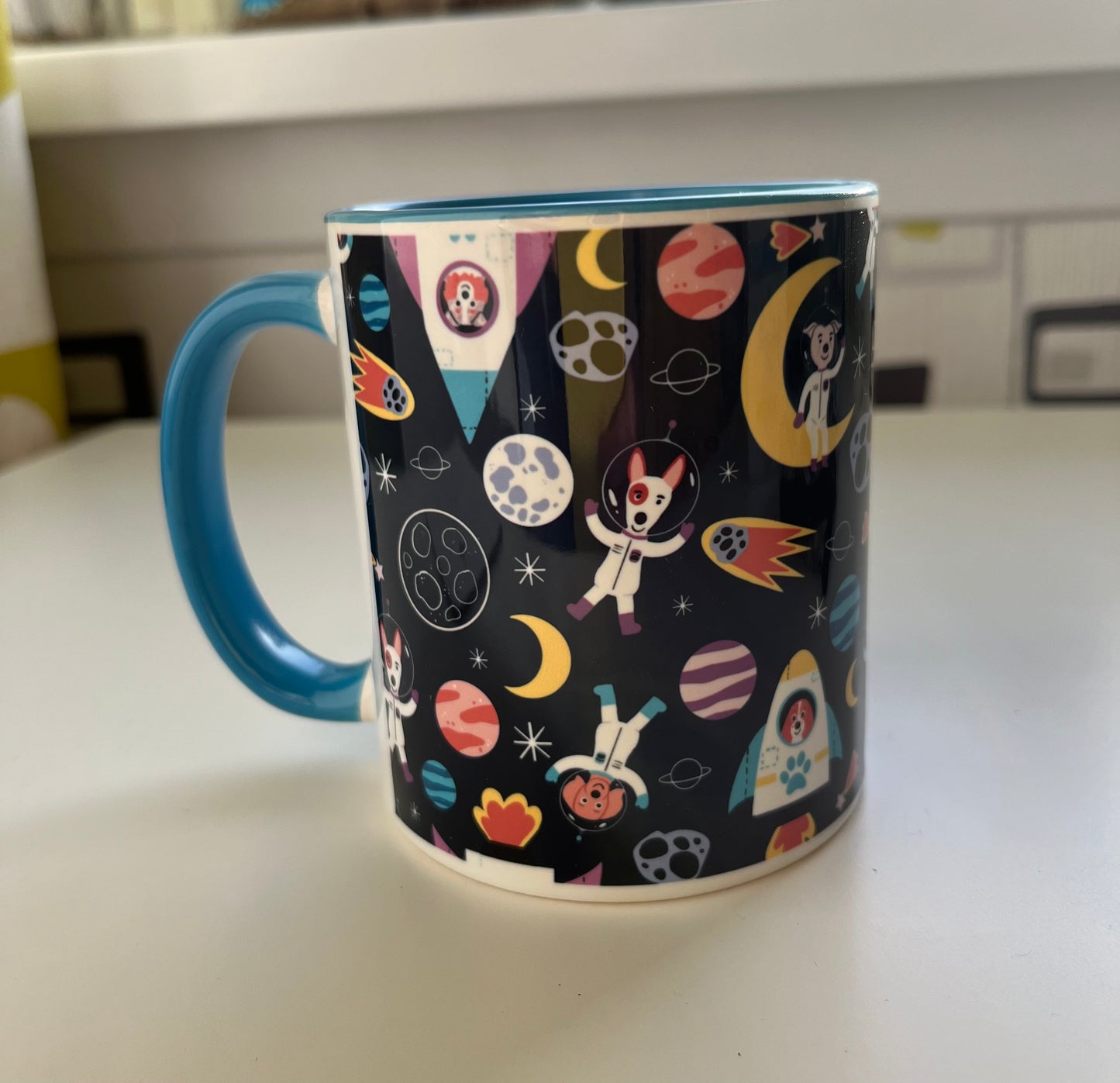 Space Pups ceramic mug