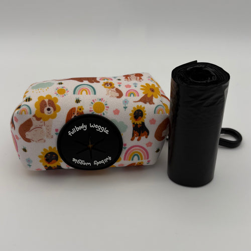 Flower Pups Poo Bag Holder