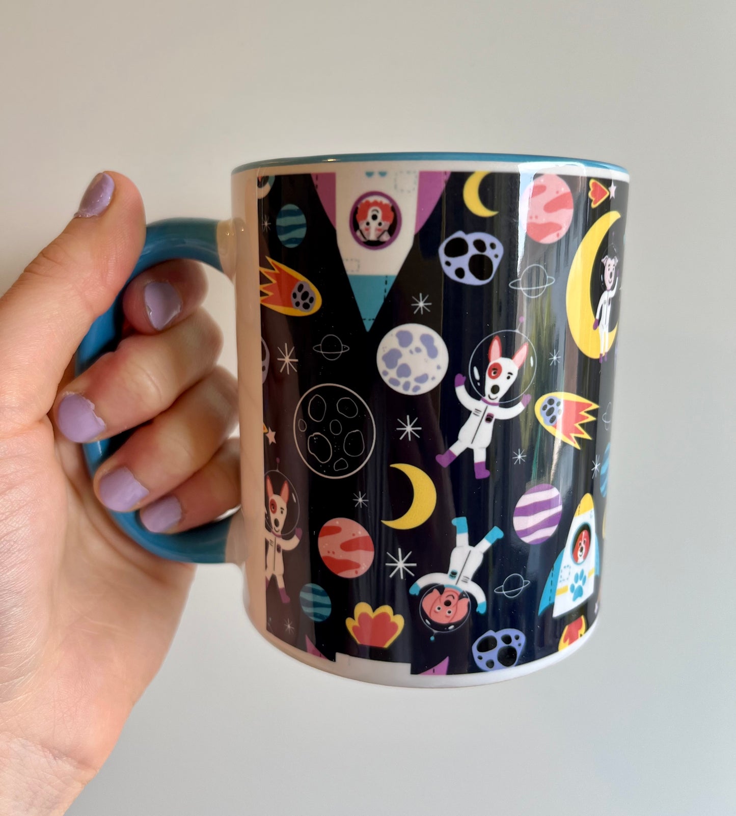 Space Pups ceramic mug