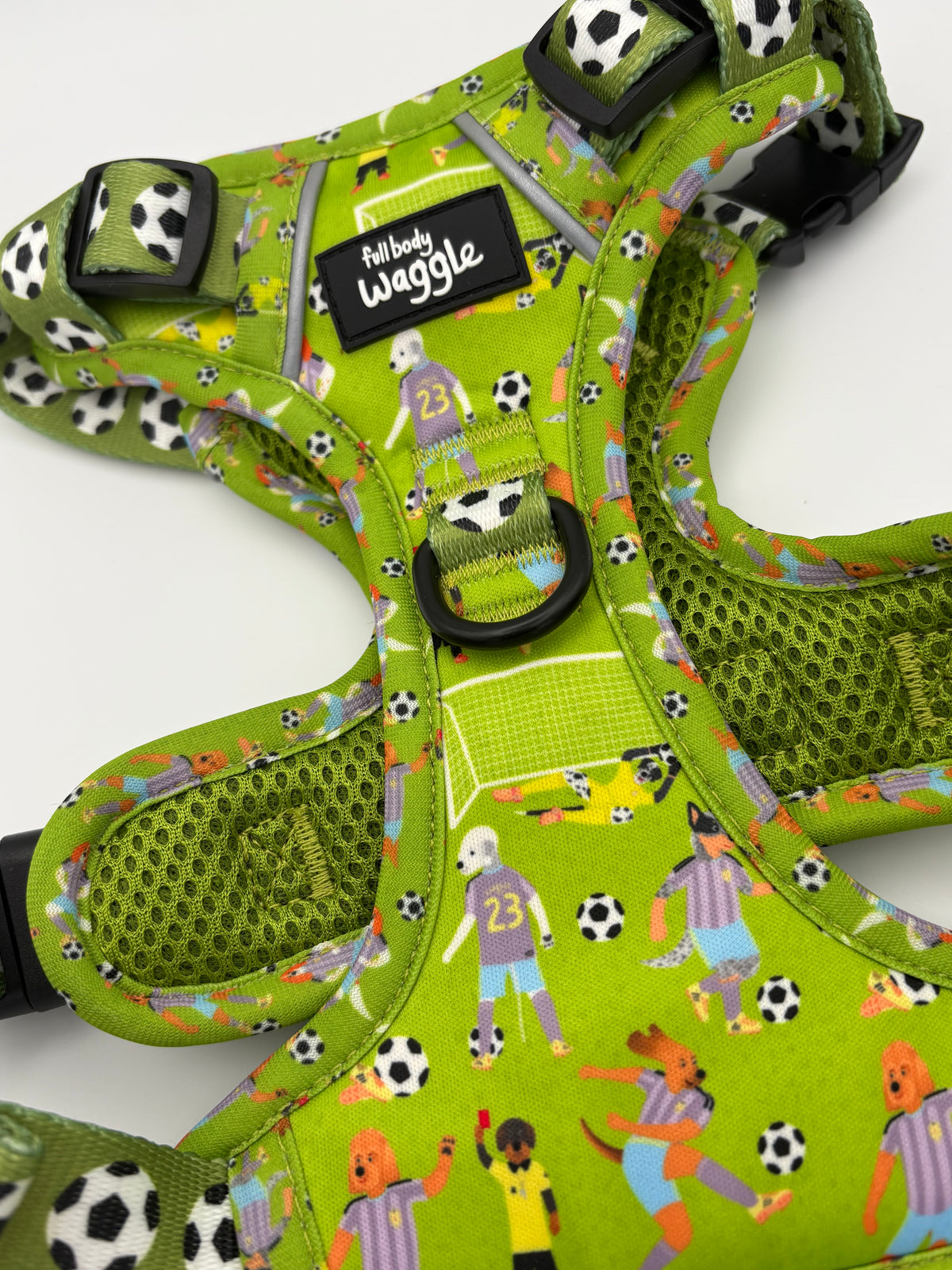 Football Pups - Adjustable tough style harness and lead