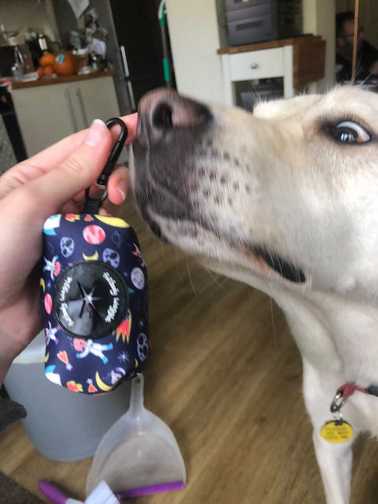 Space Pups Poo Bag Holder