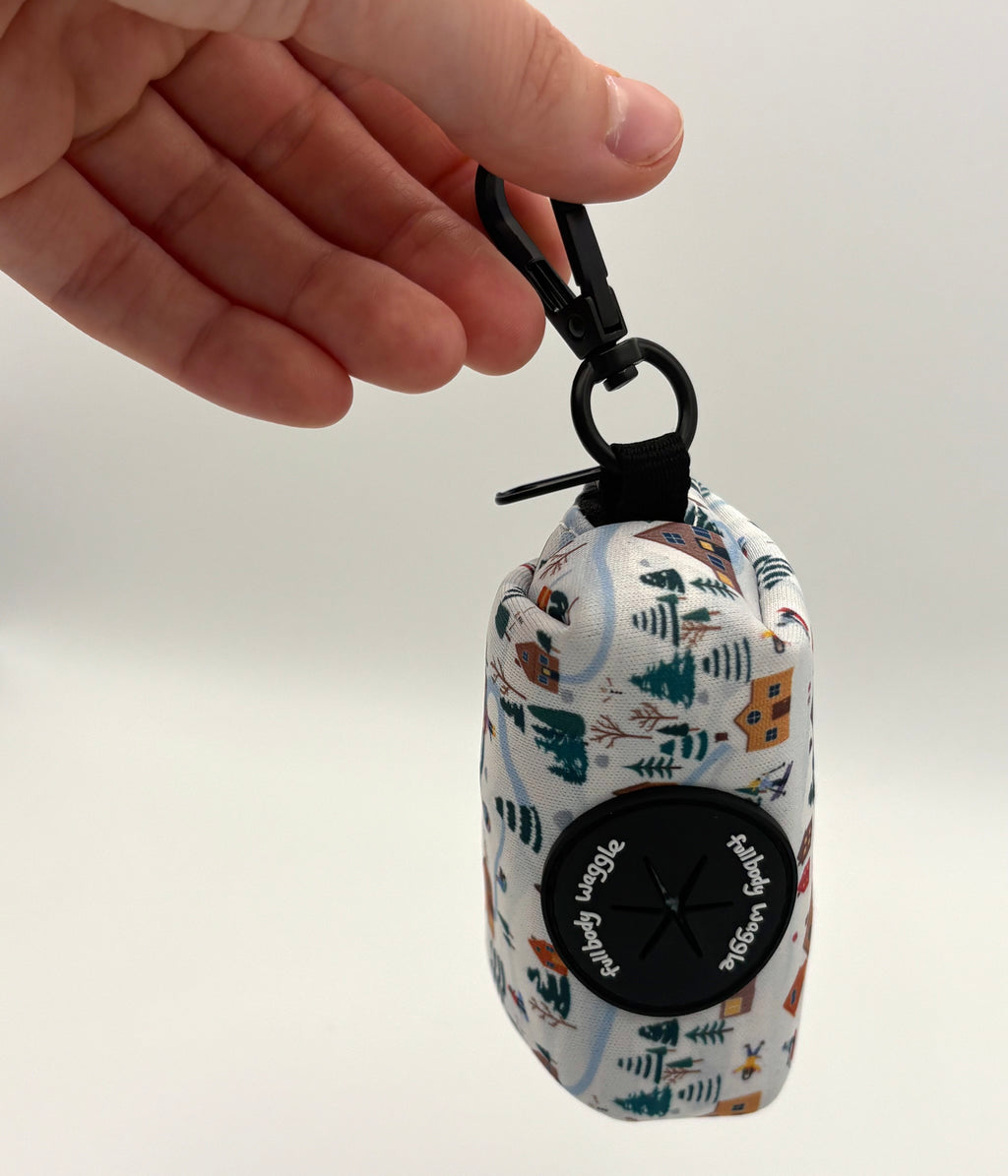Winter Pups  - Poo bag holder