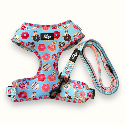 Doughnut Pups - Adjustable harness and lead