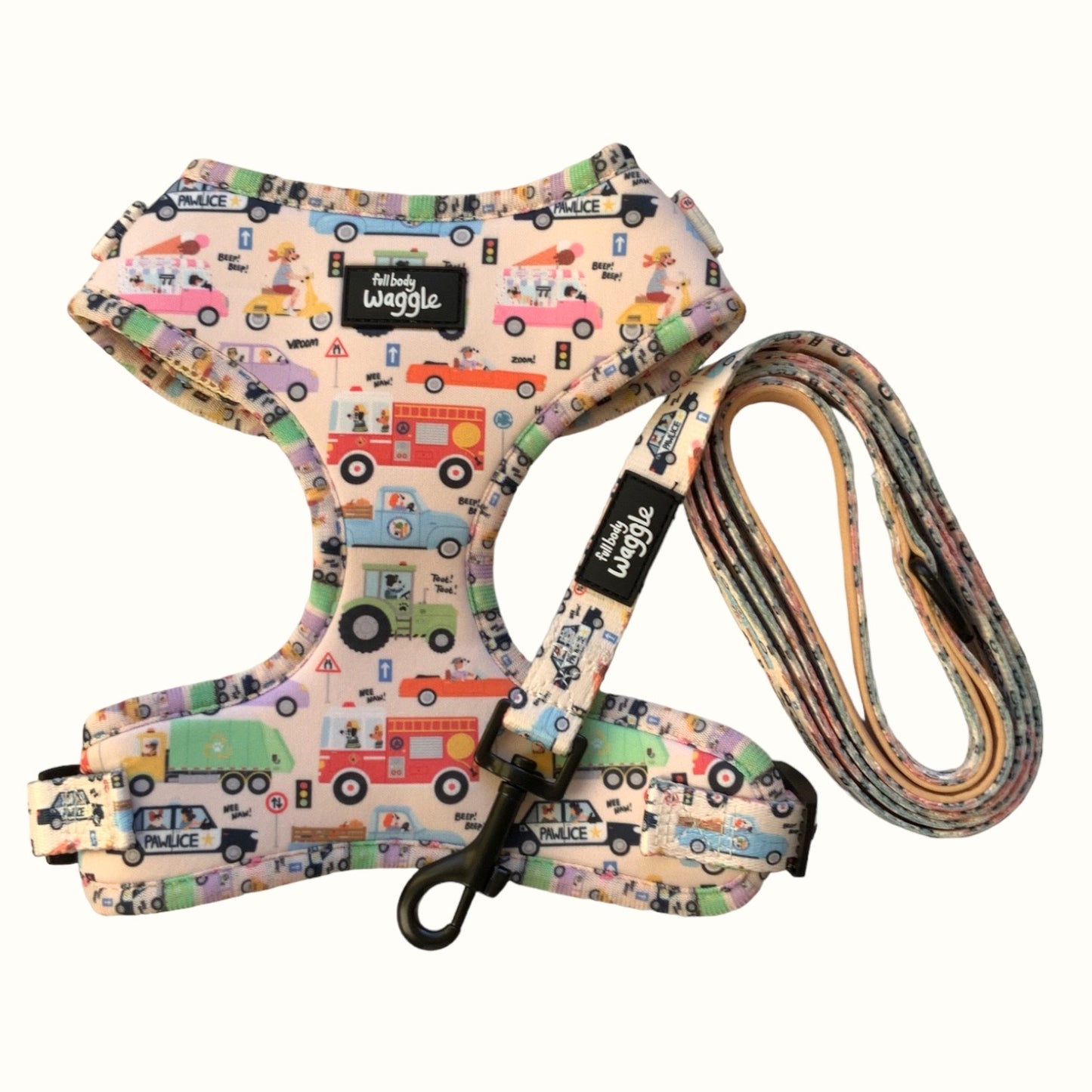 Dogs on the Road - Adjustable harness and lead