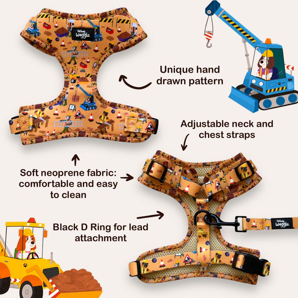 Dogs at Work - Adjustable harness and lead