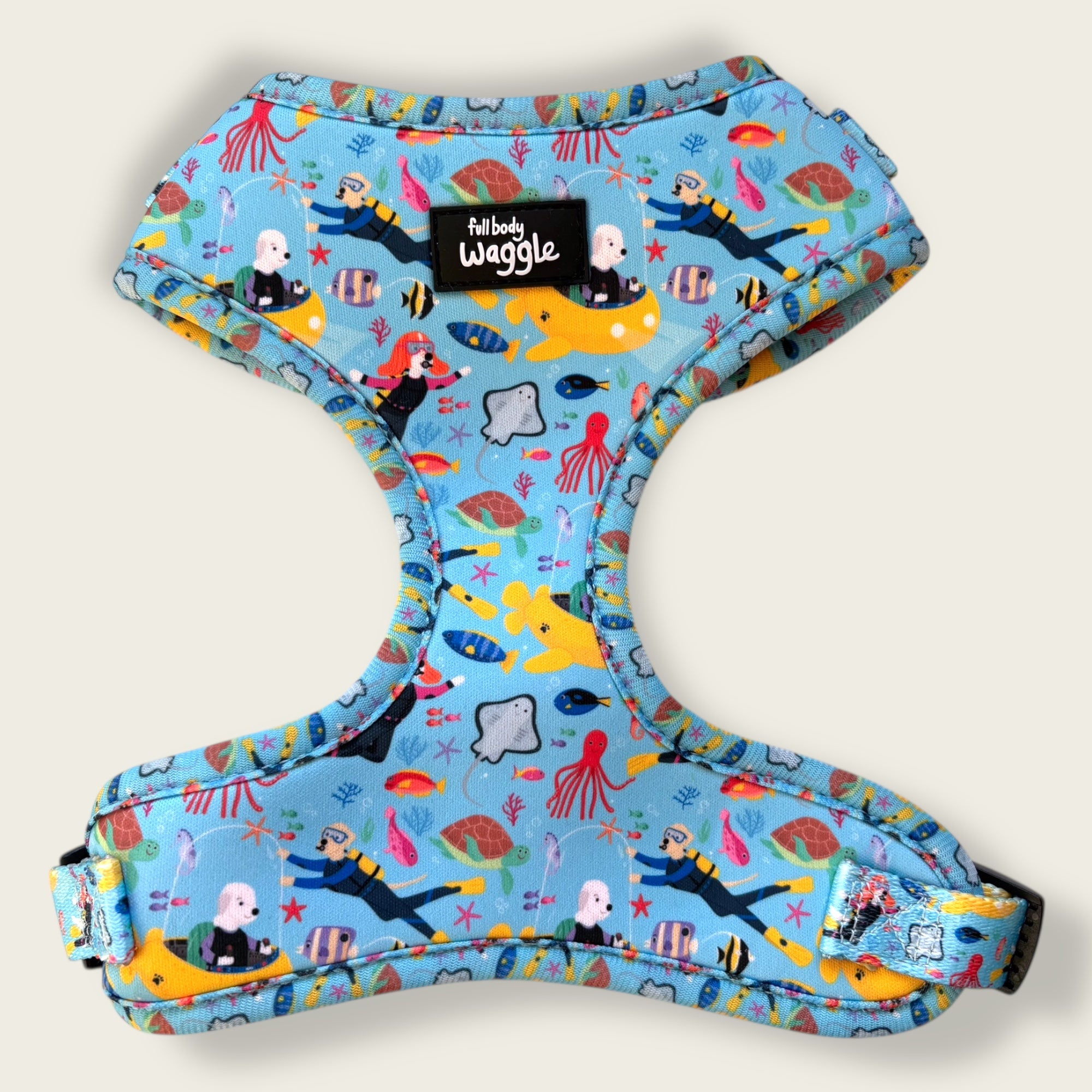 Dogs Under the Sea - Adjustable harness and lead