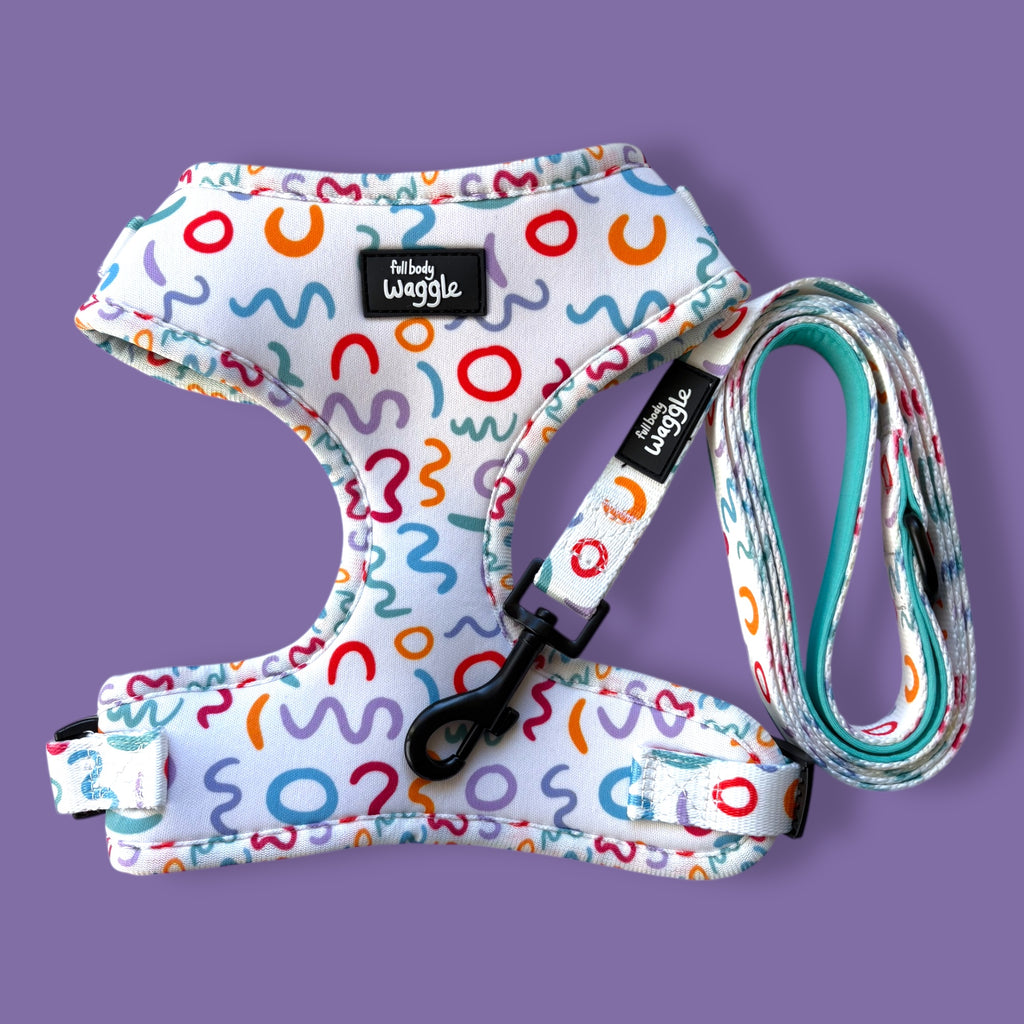 Wags and Wiggles - Adjustable harness and lead