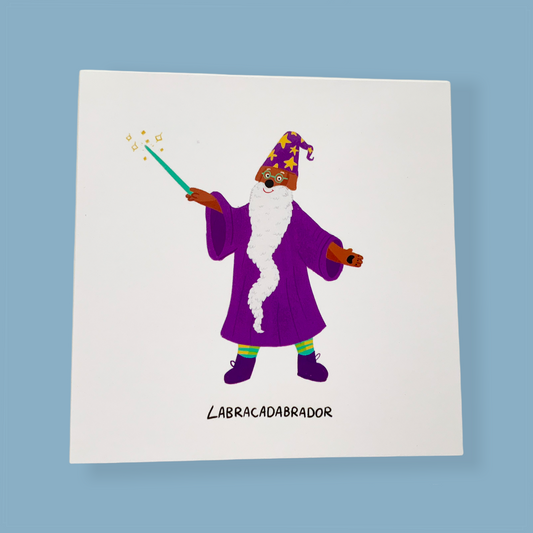 Labracadabrador! Card